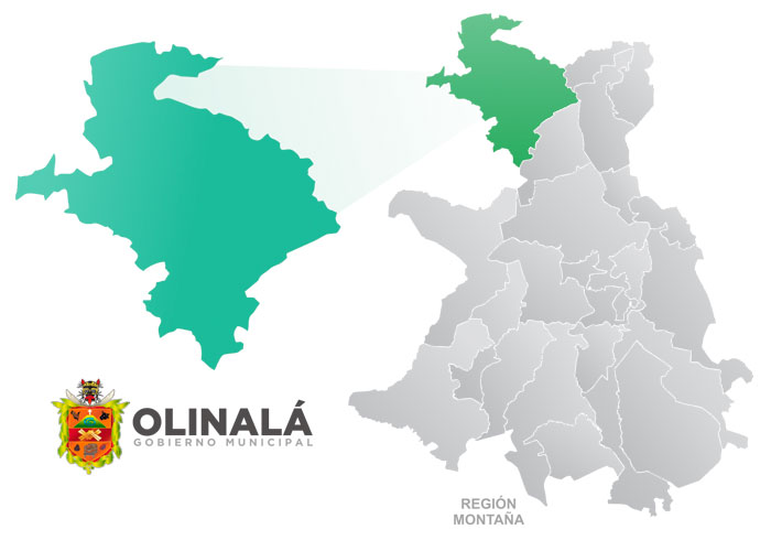 Localización de Olinalá